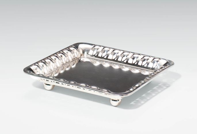 Josef  Hoffmann - Silver Tray for Visiting Cards | MasterArt